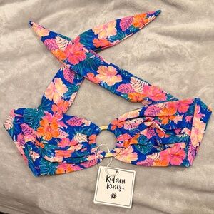 Kulani Kinis Tropical Floral Bikini Top